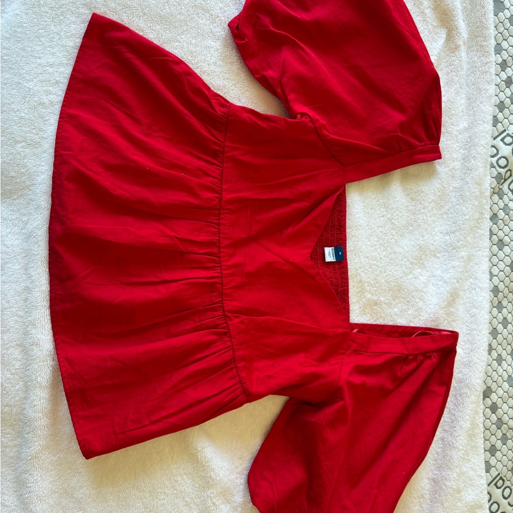 NWT- Red Old Navy Size M- 100% cotton.